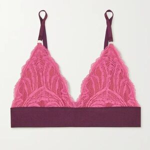 Dora Larsen Alba Lace Triangle bra new wtags size 12